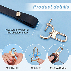 6pcs 3 colors Zinc Alloy Swivel Lobster Claw Clasps&nbsp;FIND-PH0008-62A