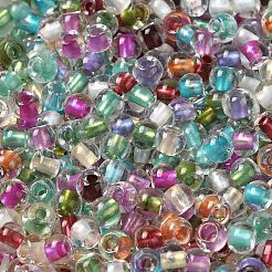 6/0 Transparent Inside Colours Glass Seed Beads&nbsp;SEED-P006-01A-07