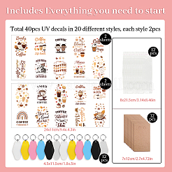 DIY Keychain Making Kits&nbsp;DIY-GO0002-54B