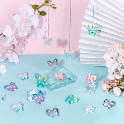 24Pcs 6 Styles UV Plating Opaque Acrylic Beads&nbsp;FIND-GO0004-08