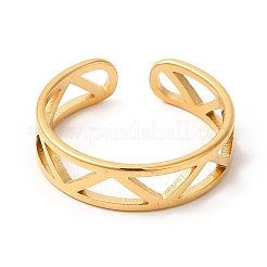Ion Plating(IP) 201 Stainless Steel Ring&nbsp;RJEW-E063-02G