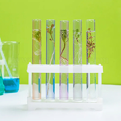 8Pcs 4 Colors Transparent Acrylic Test Tube&nbsp;AJEW-OC0003-95