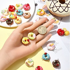 20Pcs 10 Colors Opaque Resin Imitation Food Pendants&nbsp;CRES-YW0001-31