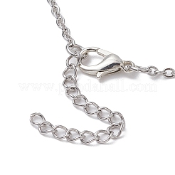 Couple Heart BFF Matching Alloy Enamel Pendant Necklaces&nbsp;NJEW-JN05036