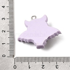 Halloween Printed Opaque Resin Pendants&nbsp;RE-CBAD0A2-07C-P