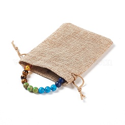 Natural Mixed Stone and Resin Stretch Bracelets&nbsp;BJEW-JB03907-01