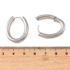 304 Stainless Steel & Crystal Rhinestone Hoop Earrings&nbsp;SA-G003-01P