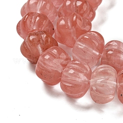 Cherry Quartz Glass Beads Strands&nbsp;G-G142-A04-01