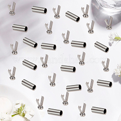 50Pcs Alloy Detachable Cord End Lock Stoppers&nbsp;FIND-CP0003-49