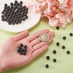 200Pcs Natural Lava Rock Beads&nbsp;G-CJ0001-51
