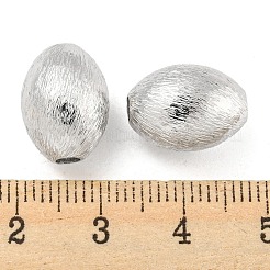 Brass Textured Beads&nbsp;KK-P258-07P