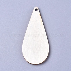 Unfinished Blank Poplar Wood Big Pendants&nbsp;WOOD-D021-13