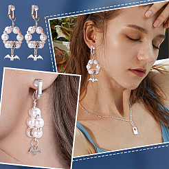 40Pcs 2 Colors 304 Stainless Steel Clip-on Earrings Findings&nbsp;STAS-UN0041-10