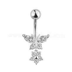 316L Surgical Stainless Steel Belly Rings&nbsp;WGED5B8-01