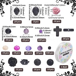 Gothic Theme DIY Stretch Bracelet Making Kits&nbsp;DIY-SC0030-43