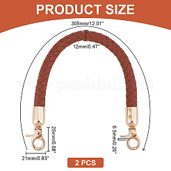 PU Leather Braided Bag Straps&nbsp;FIND-PH0009-40A