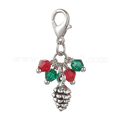 Glass Pendant Decoration&nbsp;HJEW-JM04227