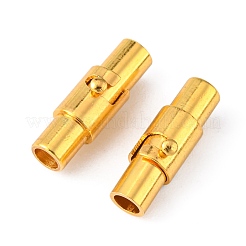 Brass Locking Tube Magnetic Clasps&nbsp;MC079-G
