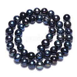 Natural Cultured Freshwater Pearl Beads Strands&nbsp;PEAR-N013-07G