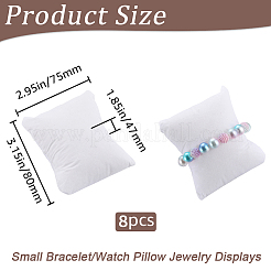8Pcs Lint Bracelet/Watch Pillow Jewelry Displays&nbsp;BDIS-BBC0001-02A