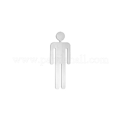 201 Stainless Steel Toliet Indicators&nbsp;DIY-WH0056-40A