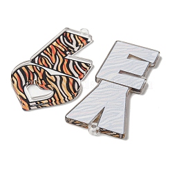 Opaque Acrylic Pendants&nbsp;BACR-D002-08C