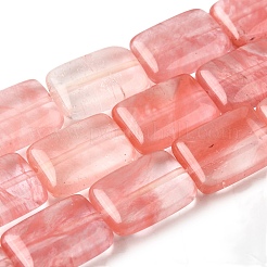 Cherry Quartz Glass Beads Strands&nbsp;G-S386-A09
