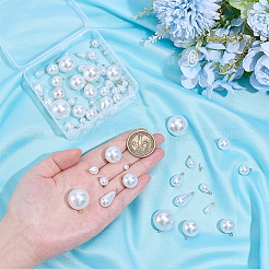 2 Bags Resin Pearl Pendants&nbsp;FIND-AR0006-10