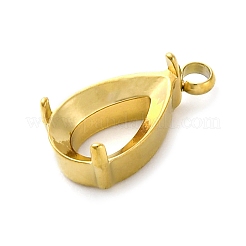 304 Stainless Steel Rhinestone Claw Settings&nbsp;STAS-U042-04A-G