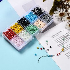 10 Colors Electroplate Glass Beads&nbsp;EGLA-X0006-01E-4mm