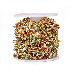 Handmade Glass Beaded Chains&nbsp;CHC-E018-C07