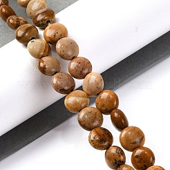 Natural Picture Jasper Beads Strands&nbsp;G-T047-A22-01