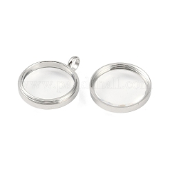 304 Stainless Stee Locket Pendants&nbsp;STAS-S132-15P-03