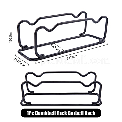 Iron Dumbbell Brackets&nbsp;AJEW-WH0010-23