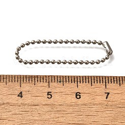 Brass Ball Chain Bracelets for Women Men&nbsp;BJEW-M059-01P