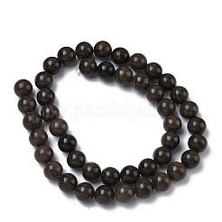 Natural Wood Lace Stone Wooden Jasper Beads Strands&nbsp;G-K365-F03-8mm
