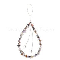 Natural & Synthetic Mixed Gemstone Mobile Straps&nbsp;HJEW-JM03327-02