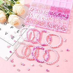 Pink Color Theme DIY Jewerly Making Kit&nbsp;DIY-FS0008-78