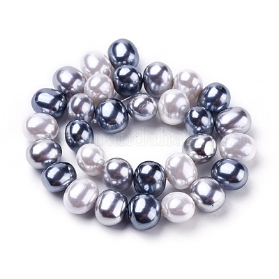 Shell Pearl Beads Strands&nbsp;BSHE-L035-E04-1