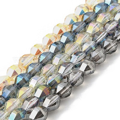 Electroplate Glass Beads Strands&nbsp;EGLA-L045-H-1