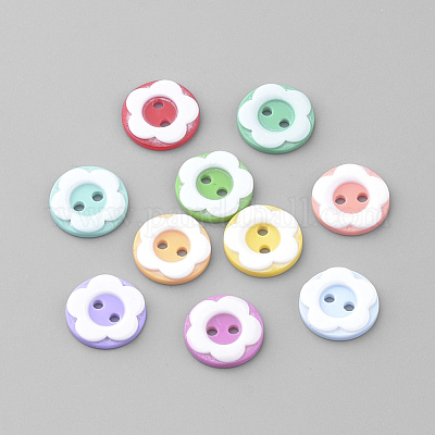 2-Hole Acrylic Buttons&nbsp;X-BUTT-S020-34-1