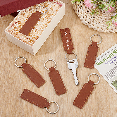 PU Leather Keychains&nbsp;KEYC-WH0038-39-1