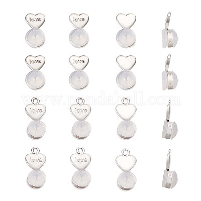 20Pcs 2 Styles Silicone Ear Nuts&nbsp;FIND-TA0001-47B-1