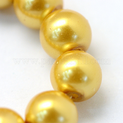 Baking Paint Glass Pearl Bead Strands&nbsp;HY-Q003-5mm-31-1