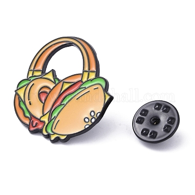 Black Alloy Brooches&nbsp;JEWB-G035-01C-1