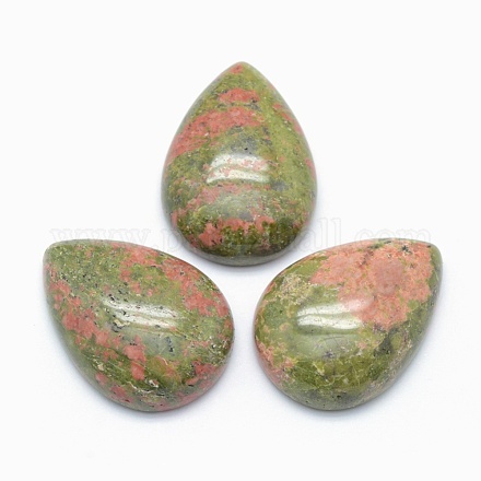 Natural Unakite Cabochons&nbsp;G-E491-B-03-1