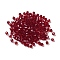 Transparent Glass Beads, Bicone, FireBrick, 4x4x3.5mm, Hole: 1mm, 720pcs/bag