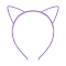 Luminous Plastic Cat Ear Headband, Lilac, 140x120mm