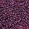 TOHO Round Beads, Japanese Seed Beads, Matte, (332F) Cranberry Gold Luster, 11/0, 2.2mm, Hole: 0.8mm, about 1110pcs/10g