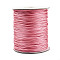 Korean Waxed Polyester Cord, Bead Cord, Pink, 1.2mm, about 185yards/roll